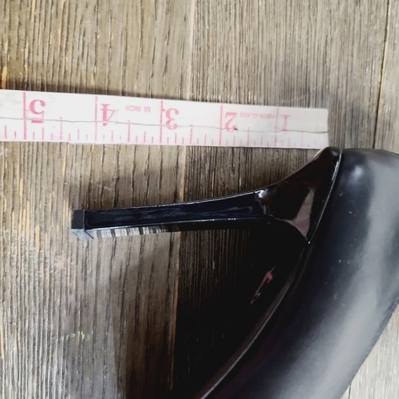 Enrico Gibellieri Black Cut Out Leather High Heels Made in Italy sz 37 - Picture 10 of 12